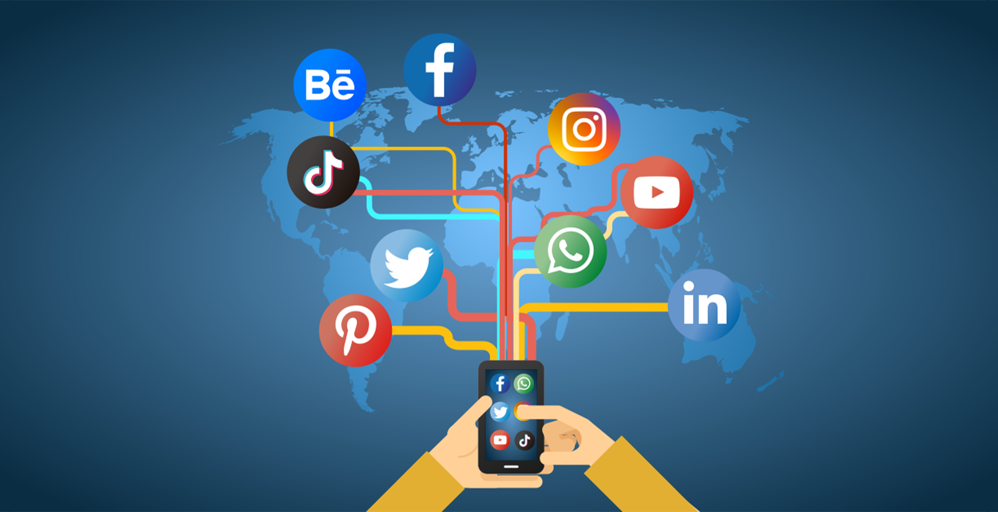 social media managing image